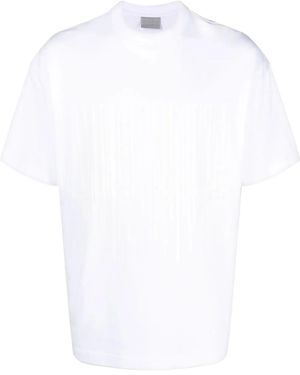 VTMNTS Dripping-Barcode T-Shirt - White