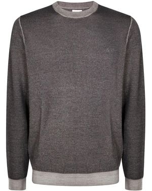 Sun 68 Wool Crew Neck Jumper - Grey