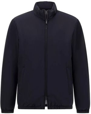 BOGGI Bomberjacke Aus Funktionsstoff - Blau