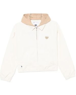 Chocoolate Logo-Embroidered Jacket - White