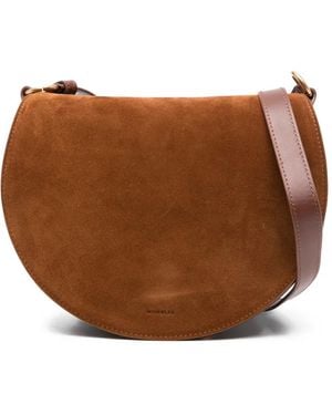 Wandler Kate Half-Moon Satchel Bag - Brown