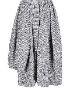 COMME DES GARÇONS PLAY Draped Skirt - Grey