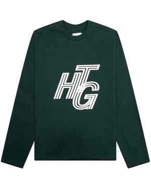 Honor The Gift Logo-Print Sweatshirt - Green