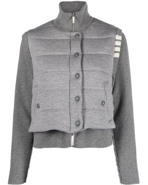 Thom Browne Piumino Reversibile - Grigio