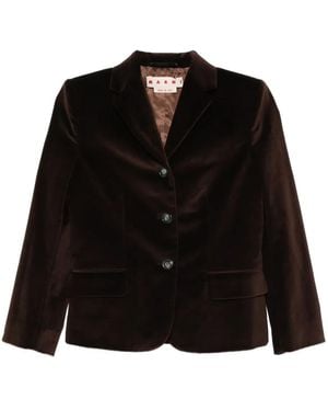 Marni Single-Breasted Blazer - Black