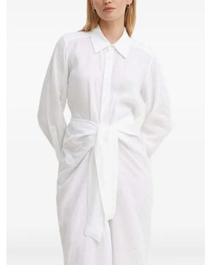 A.L.C. Carson Hemdkleid mit Schnürung - Weiß