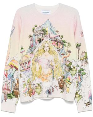 CASABLANCA The Road To Knowledge Jumper - White
