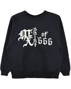 SAINT Mxxxxxx Cotton sweatshirt - Negro