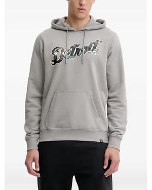 '47 Mlb Detroit Tigers Pouch-Pocket Hoodie - Grey
