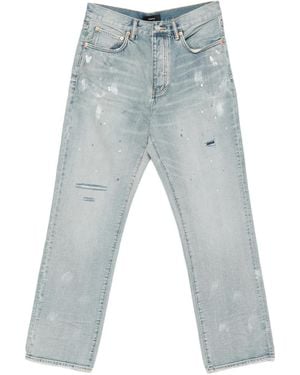 Purple Brand Distressed-Effect Denim Jeans - Blue