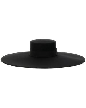 Nina Ricci Wide-Brimmed Hat - Black