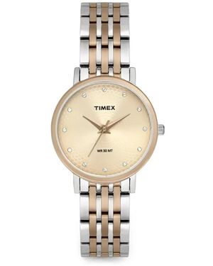 Timex Dress India 41Mm Watch - White