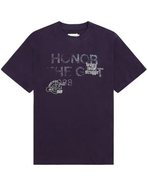 Honor The Gift Graphic-Print T-Shirt - Blue
