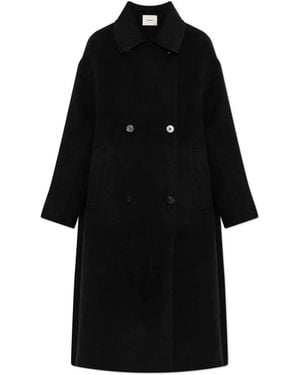 Lisa Yang Double-Breasted Coat - Black