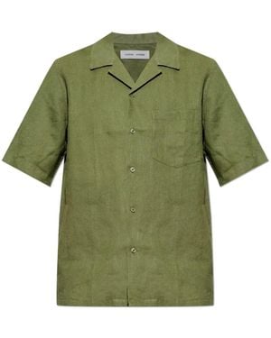 Samsøe & Samsøe Chest-Pocket Short-Sleeve Shirt - Green