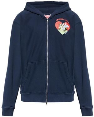 KENZO Cartoon Hoodie Jacket - Blue