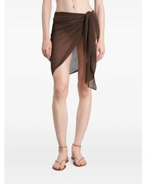 MC2 Saint Barth Gewickelter Sery Sarong - Braun
