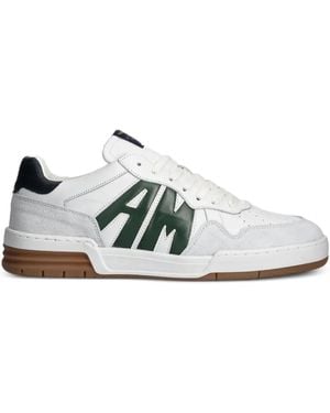 Aeronautica Militare Logo-Appliqué Sneakers - White