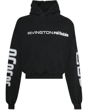 RRR123 Metanoia Hoodie mit Logo-Print - Schwarz