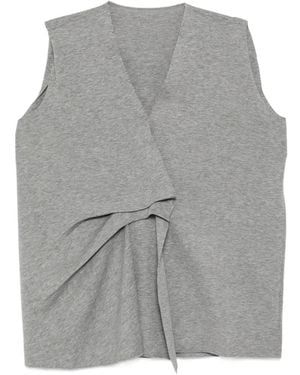 JNBY Drapiertes Strickoberteil - Grau