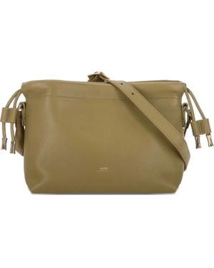 A.P.C. Mini Ninon Umhängetasche - Grün