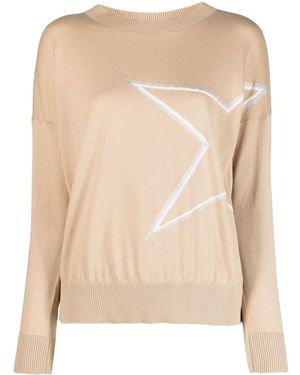 Lorena Antoniazzi Star-Appliqué Track Trousers in Blue | Lyst
