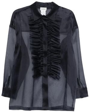 P.A.R.O.S.H. Chemise Shake À Volants - Bleu