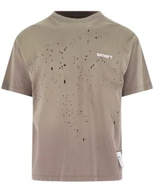 Satisfy Mothtech Distressed T-Shirt - Gray