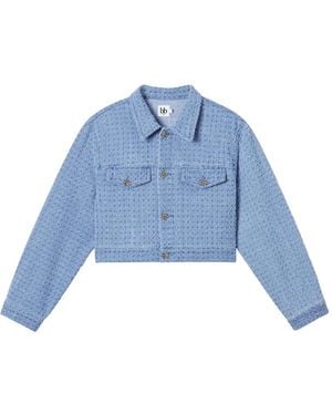 B+ AB Jacke Mit Knöpfen - Blau