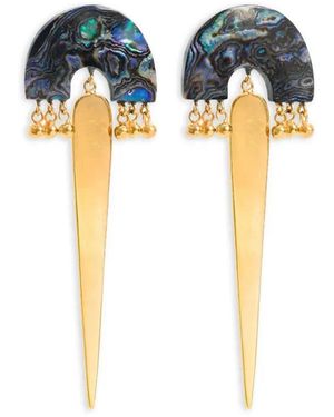 freya rose Maya Drop Earrings - Blue