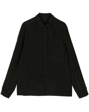 Transit Long-Sleeve Linen Shirt - Black