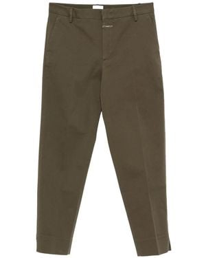 Closed Straight-Leg Pants - Green