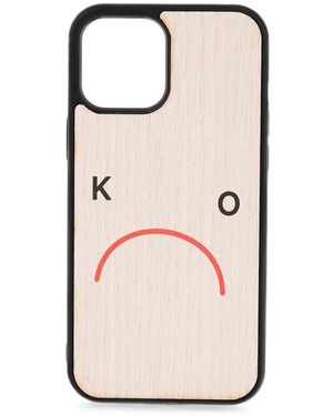 Wood'd Printed Wooden Iphone 12 Pro Max Case - Pink