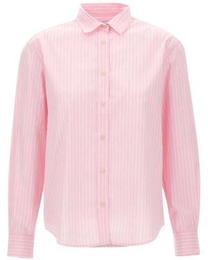 MC2 Saint Barth Chemise Meredith En Coton À Rayures - Rose