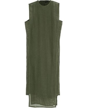 Osklen Layered Maxi Dress - Green