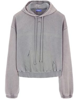 A_COLD_WALL* Distressed Cotton Hoodie - Grey