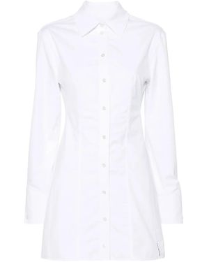 Alexander Wang Shirt Dress With Tailored Fit - White