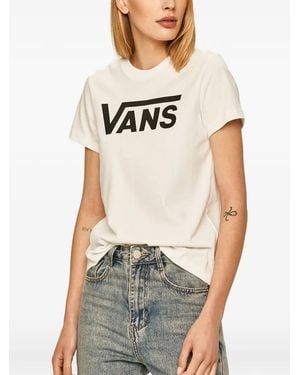 Vans Logo-Detail T-Shirt - White