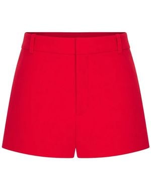 Alice + Olivia Belt-Loop Tailored Shorts