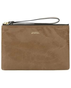 Isabel Marant Mino Clutch - Braun