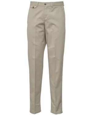 PT Torino Liam Cotton Drill Chinos - Natural