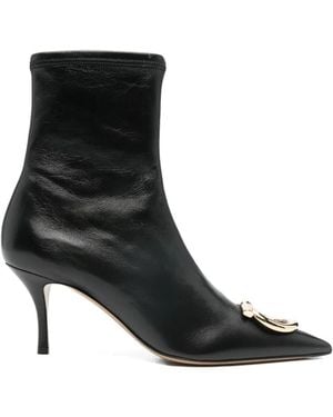 Ferragamo Ganicini Heeled Boots - Black