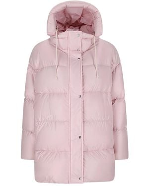 Jil Sander Hooded Down Jacket - Pink