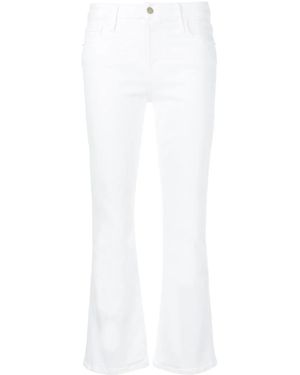 FRAME Bootcut Jeans - White