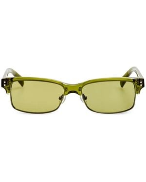 Jacquemus Rectangle Sunglasses - Green