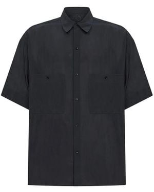 Uma Wang Chest-Pockets Short-Sleeve Shirt - Black