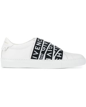 Givenchy 4g Webbing Trainers Black White