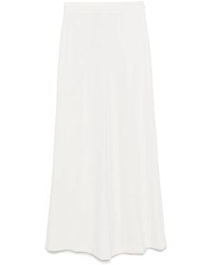 Twinset Crepe Palazzo Trousers - White