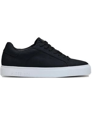 HIDE & JACK Essence Leather Sneakers - Black