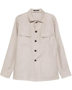 Tagliatore Chaqueta con bolsillos con botones - Blanco